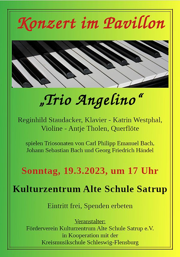 Konzert im Pavillon "Trio Angelino"