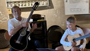 Klingendes Unewatt 2025 - Hans Boysen mit Schüler