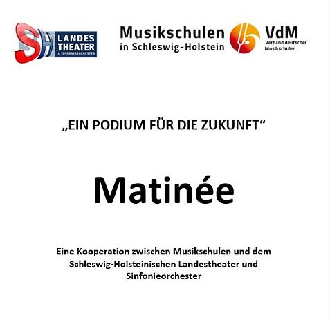 Im Rahmen der Konzertreihe "Ein Podium für die Zukunft" laden wir ein zum Matinée im Kleinen Saal "Slesvighus" Landestheater Schleswig: Sonntag, 9.11.2025 um 11 Uhr