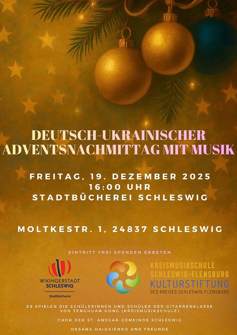 Deutsch-Ukrainischer Adventsnachmittag mit Musik